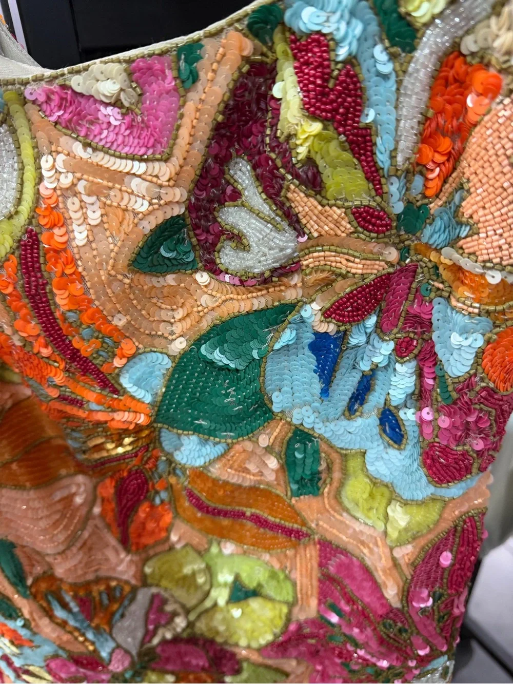 Amanda Uprichard Augustine Floral Beaded Mini Dress NWT - Picture 9 of 12